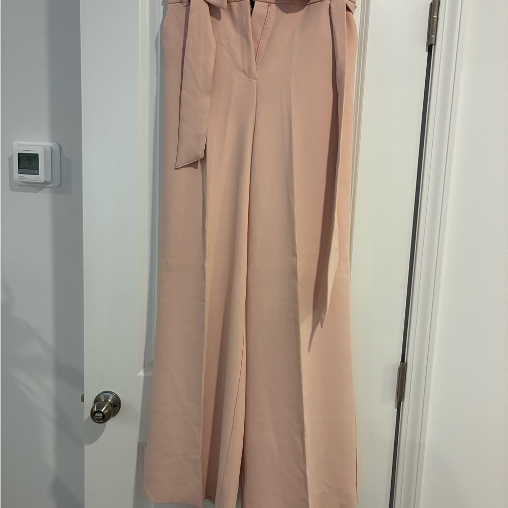 New York & Company Pink Wide Leg Pants